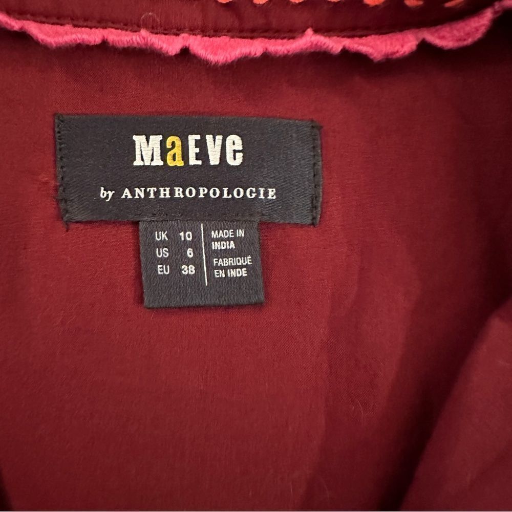 Maeve Embroidered Button Down - Picture 6 of 9